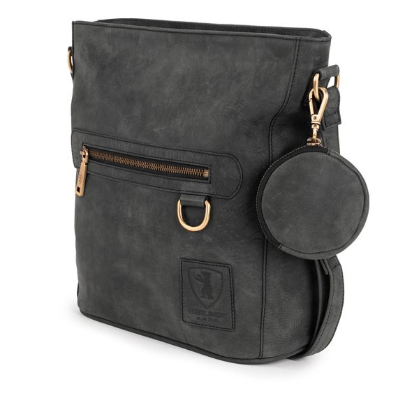 Vintage Genuine Leather Shoulder Bag Siena, Handbag,...